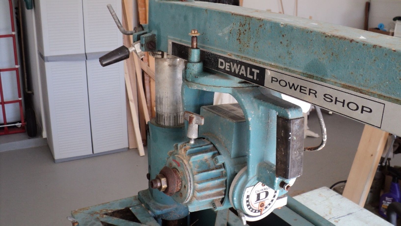 Vintage Radial Arm Saw Dewalt Power Shop