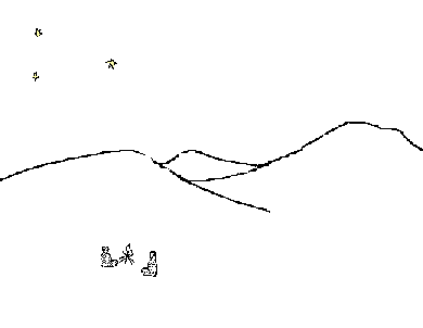 Shepherds/fire/night